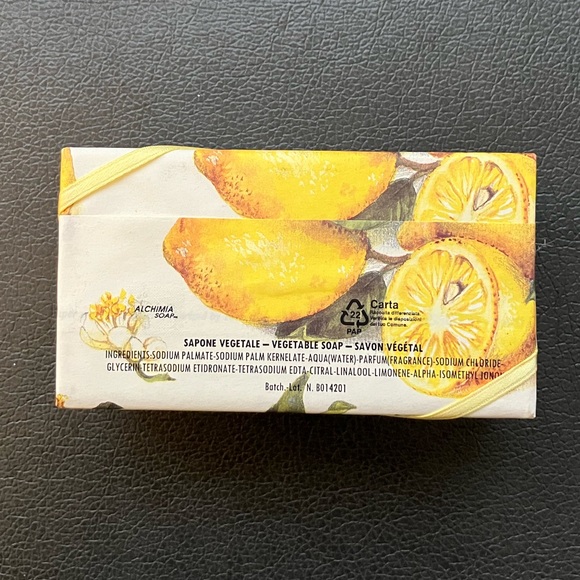 NEW Alchimia Soap Lot of 3 - Vegetable Soap - Product of Italy - Mother's Day - Picture 7 of 8